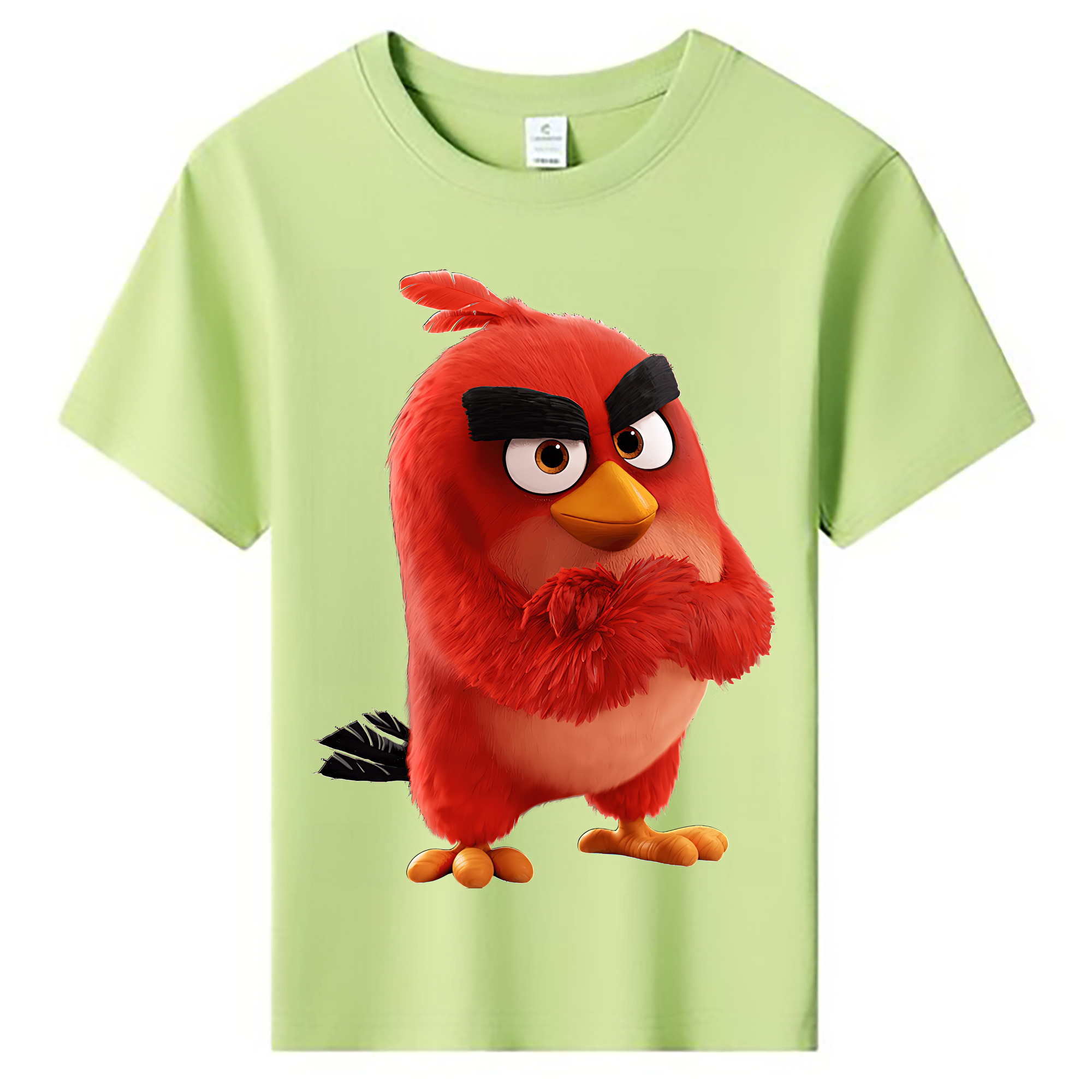 （画像用） Angry Birds アングリーバード 綿100％キッズTシャツ（フロントプリント）
